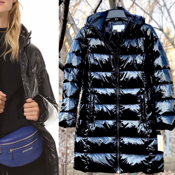 Michael Kors Shiny Black Puffer - Picture 2 of 5